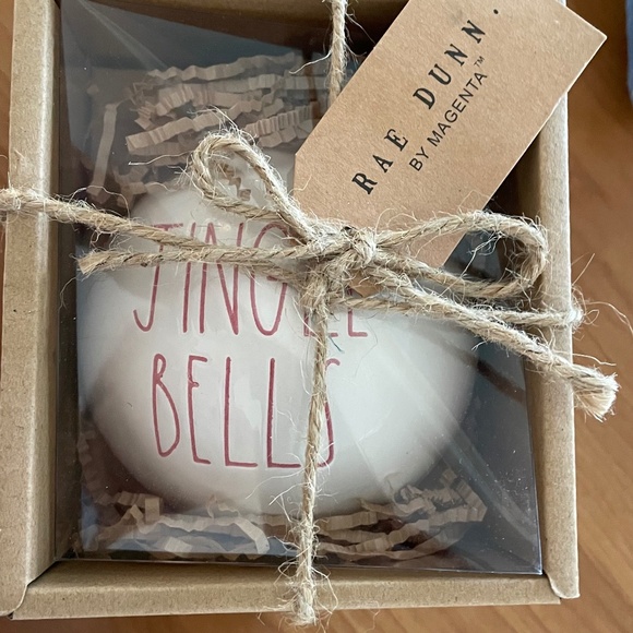 Rae Dunn Jingle Bells Christmas Ornament - Picture 1 of 3